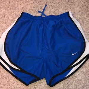 Royal Blue Nike Dri-fit sports shorts